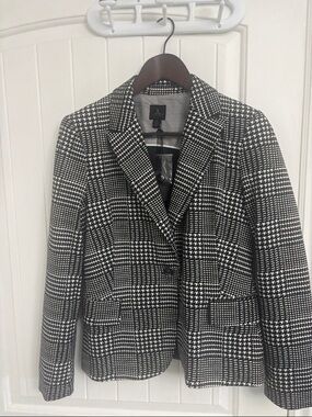JULES & LEOPOLD Black & White Houndstooth Blazer BNWT